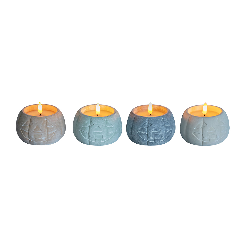 Battery Powered LED 3D Wick Flameless Flickering Candle