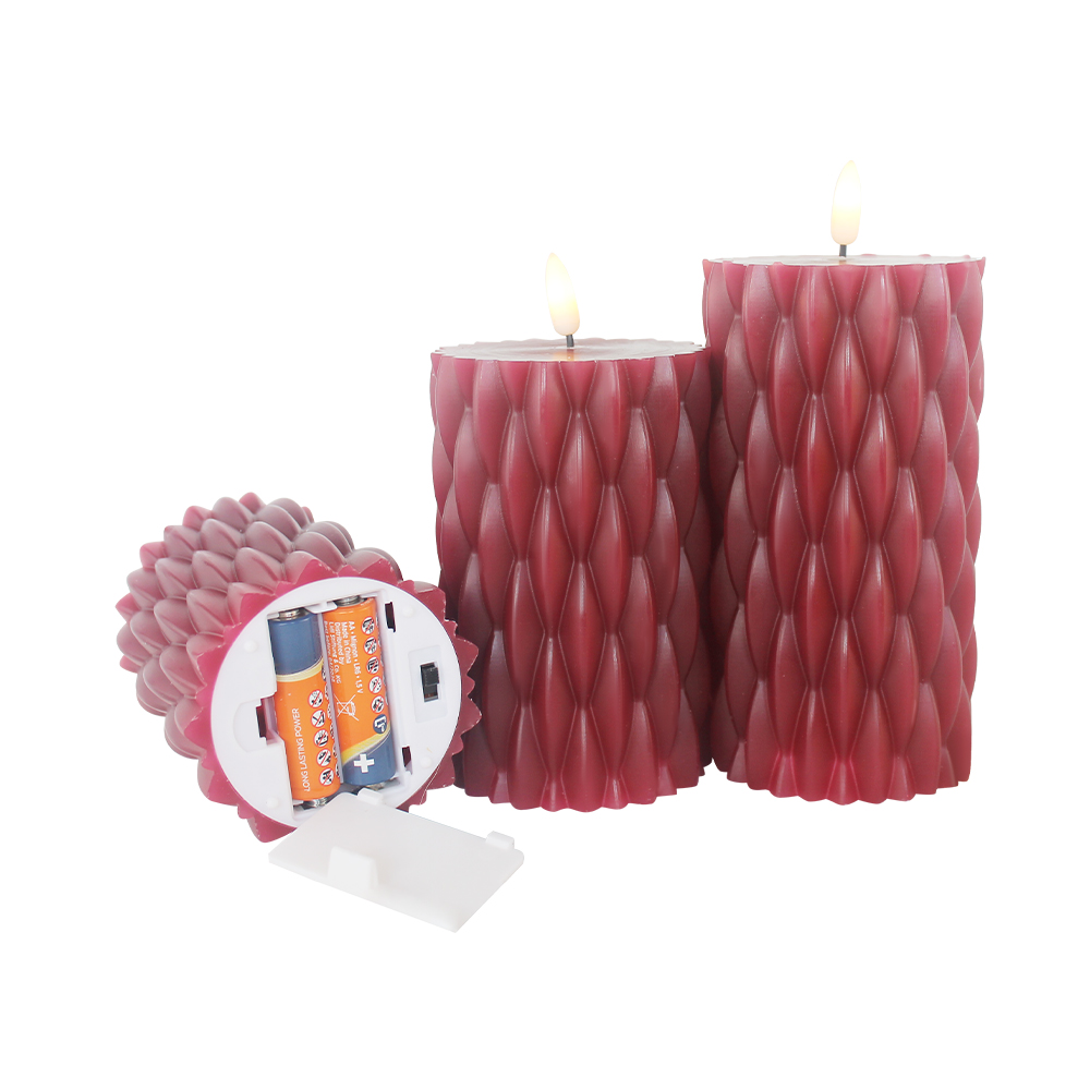 3D Flame Oil Lamp Candle