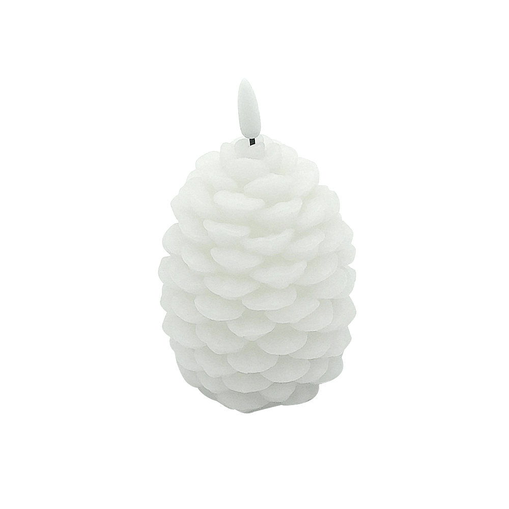 Pine Cone Electronic LED 3D Candle