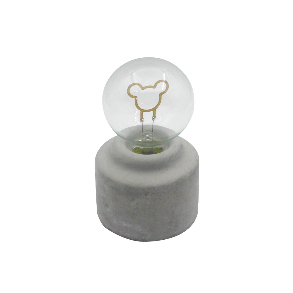 LED Cement Candle Holder Bottle Light