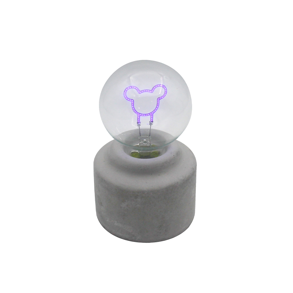 LED Cement Candle Holder Bottle Light