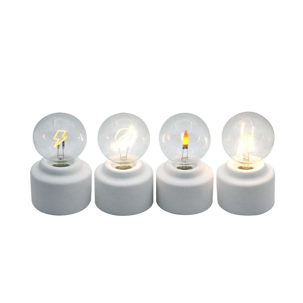 LED Cement Candle Holder Bottle Light