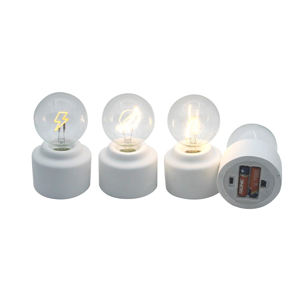 LED Cement Candle Holder Bottle Light