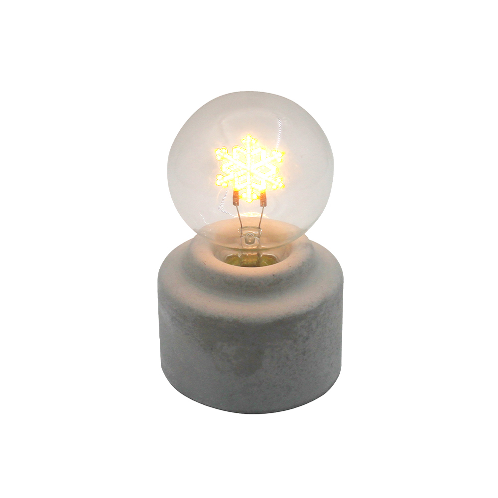 LED Cement Candle Holder Bottle Light