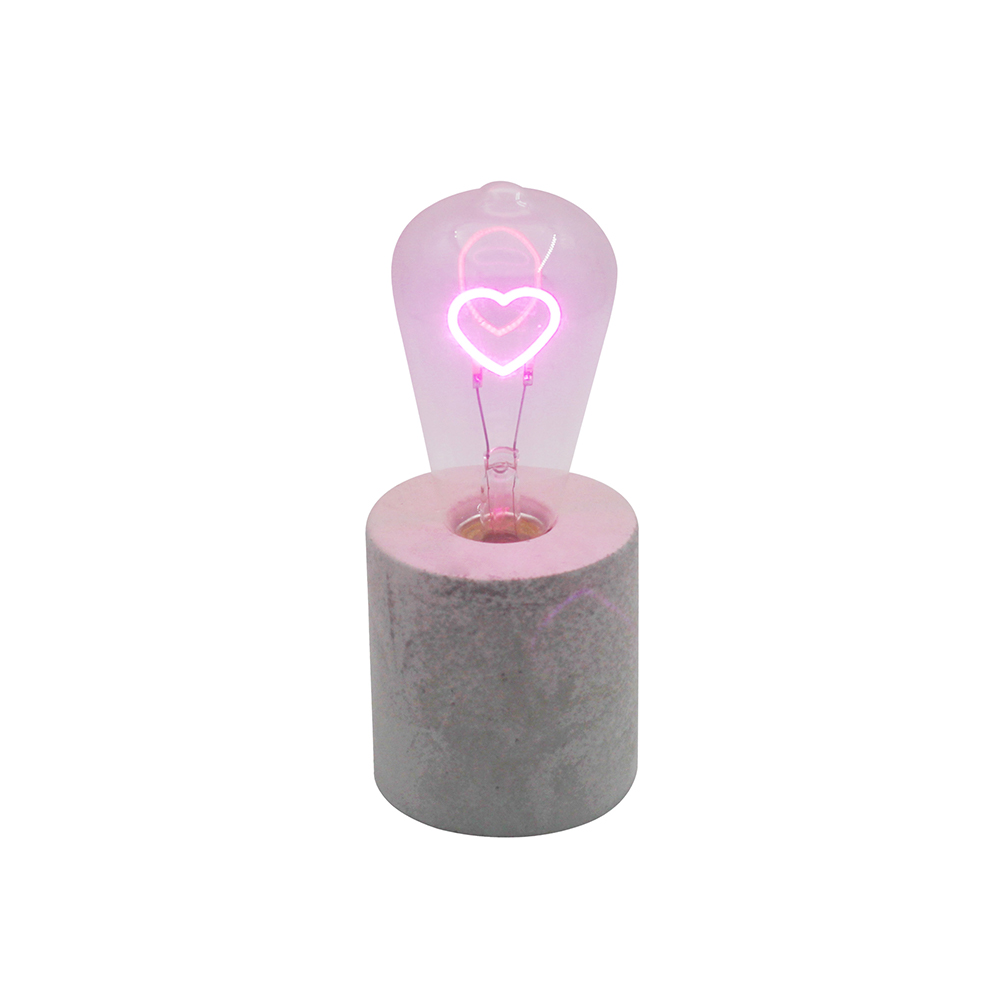 LED Bubble Head Battery Powered Bedroom Light