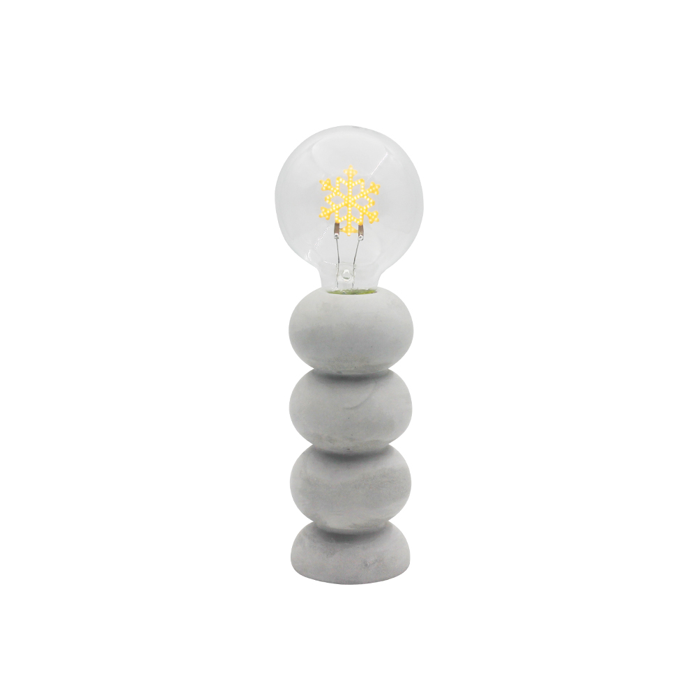 LED Pearl Tower Cement Lamp