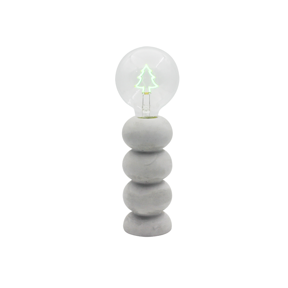 LED Pearl Tower Cement Lamp