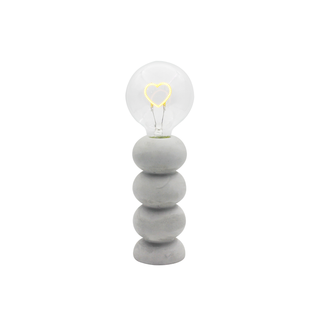 LED Pearl Tower Cement Lamp