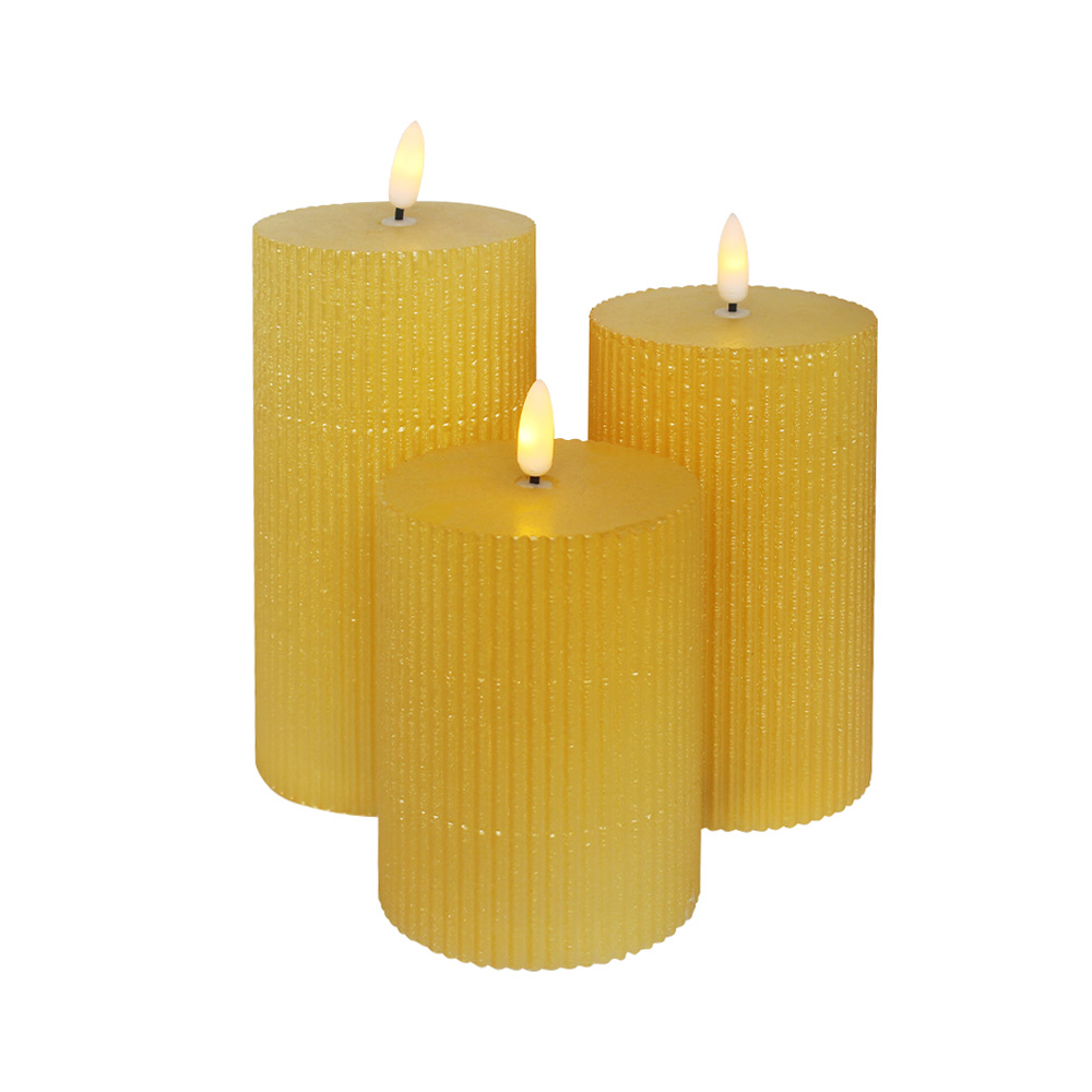 Smart yellow light candle