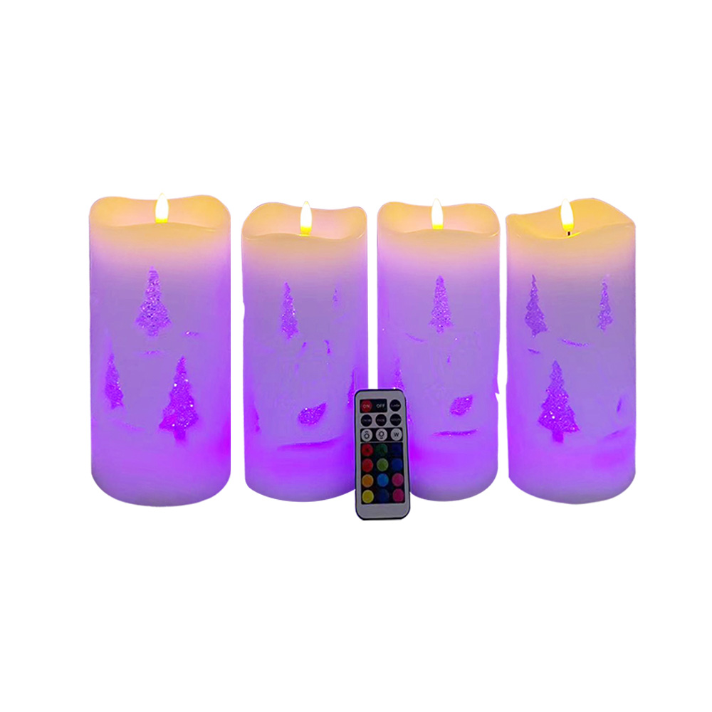 3D Flame Head Oil Lamp Candle