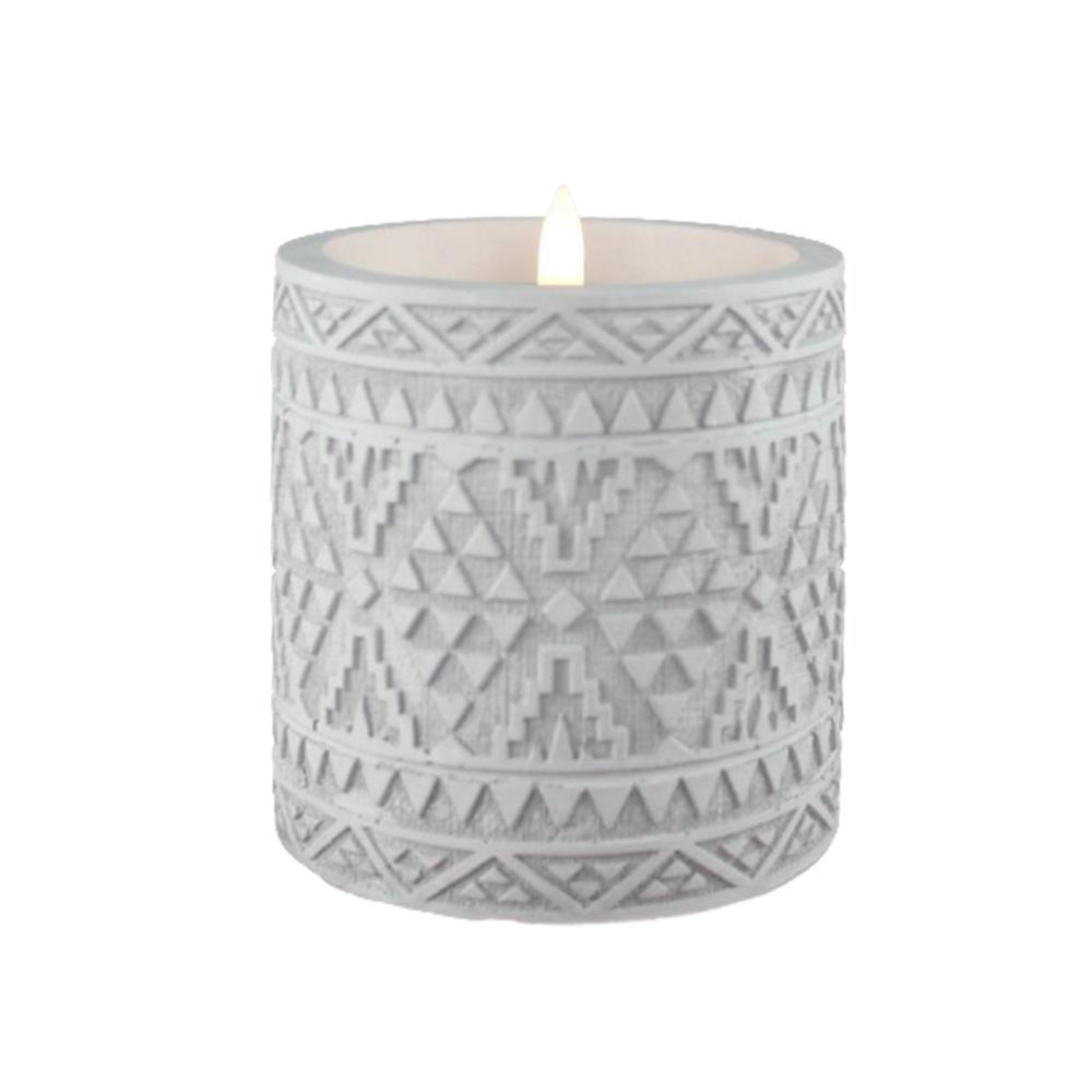 Natural Wind LED Cement Candle