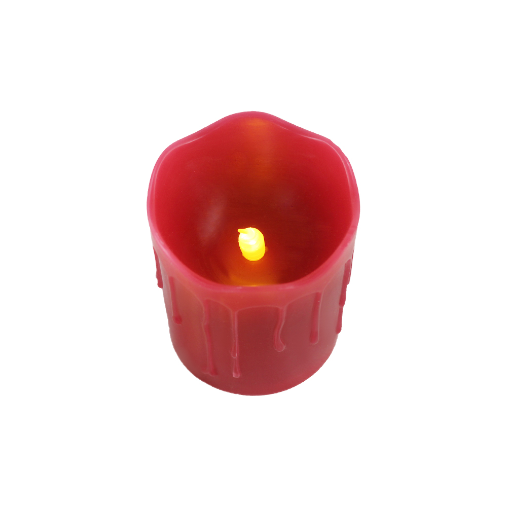 Flameless Melted Electronic Candle