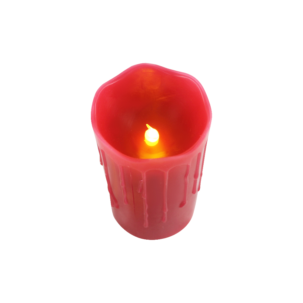 Flameless Melted Electronic Candle