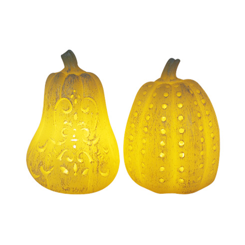 Electric LED Candle Pumpkin Ball Lamp