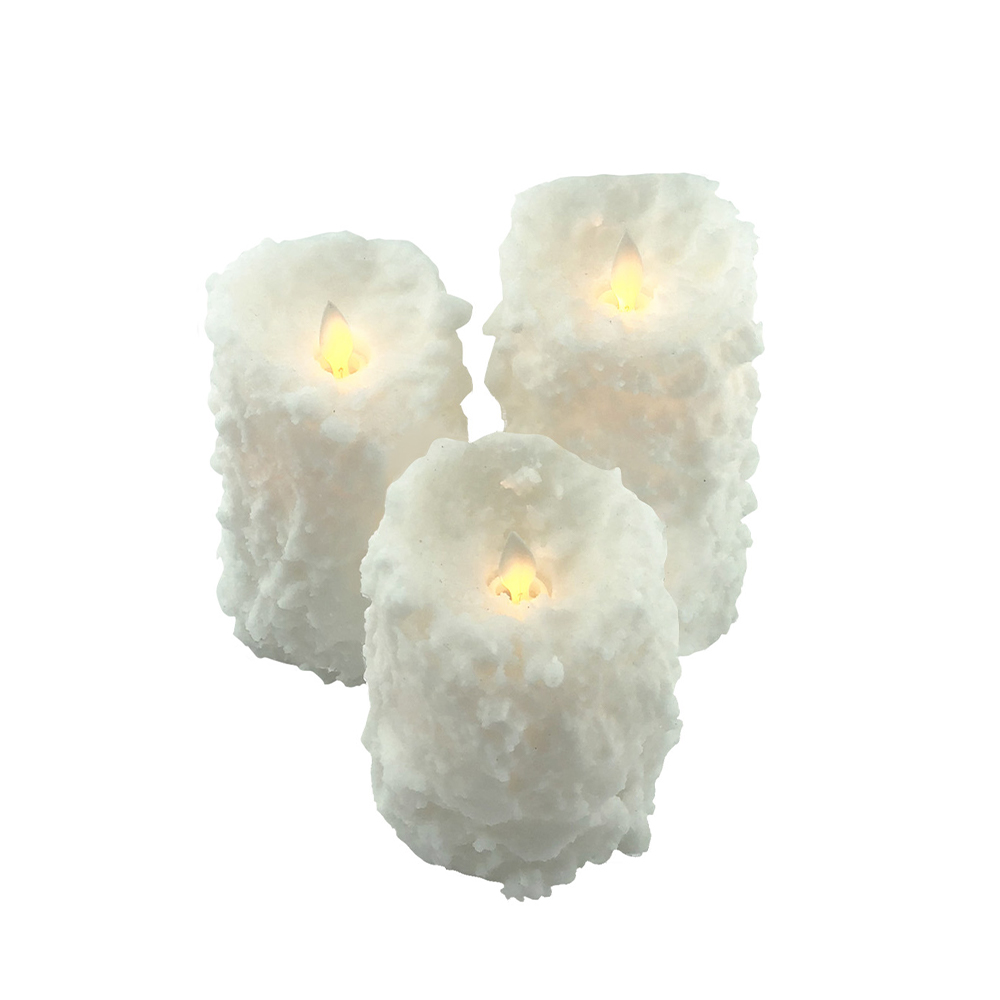 Cake Shaped LED Pillar Candles