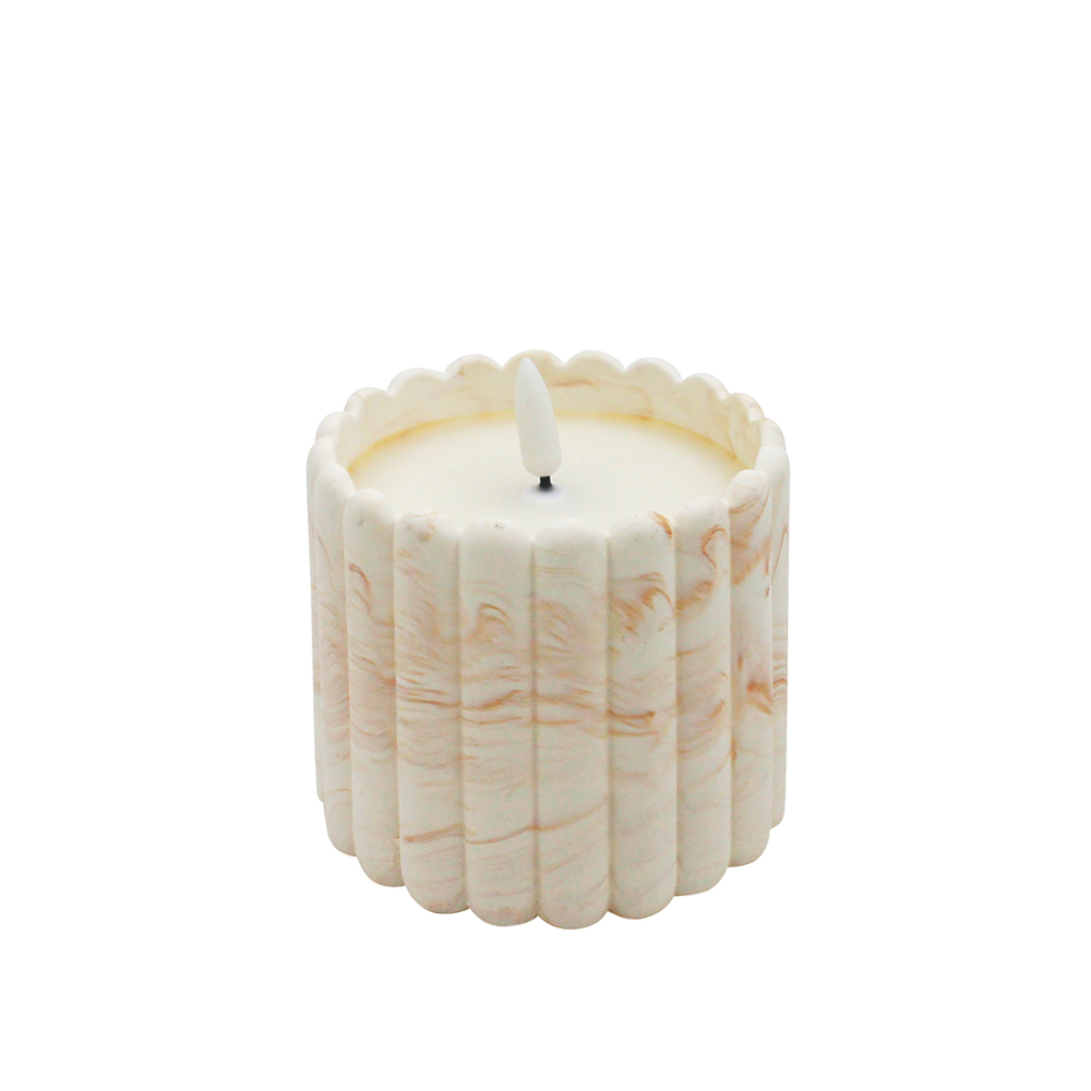 Soft Light Sensing Cement LED Candle