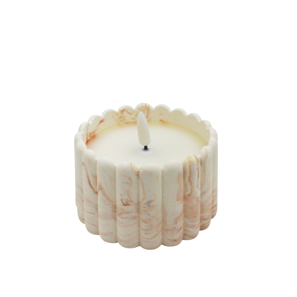 Soft Light Sensing Cement LED Candle