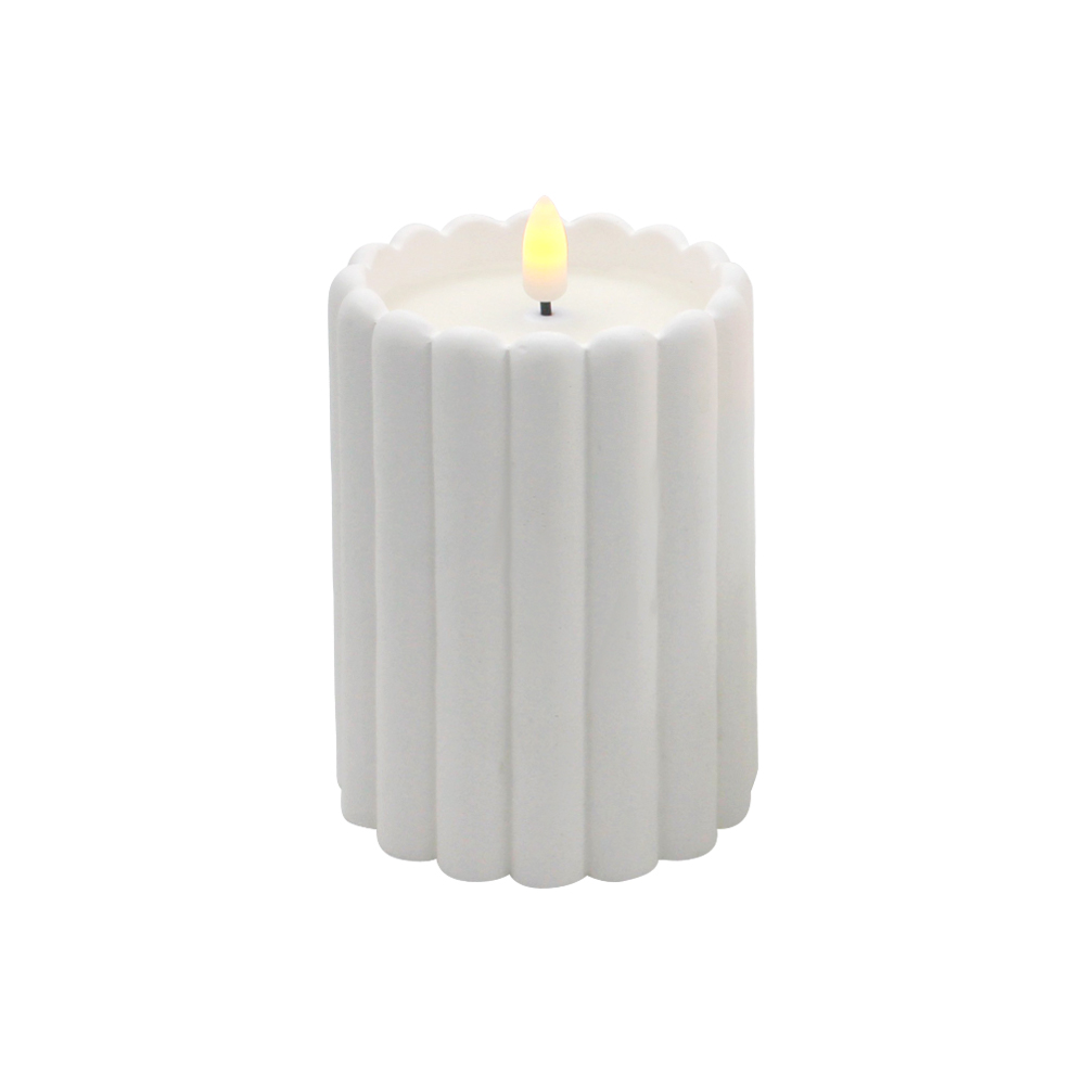 Soft Light Sensing Cement LED Candle