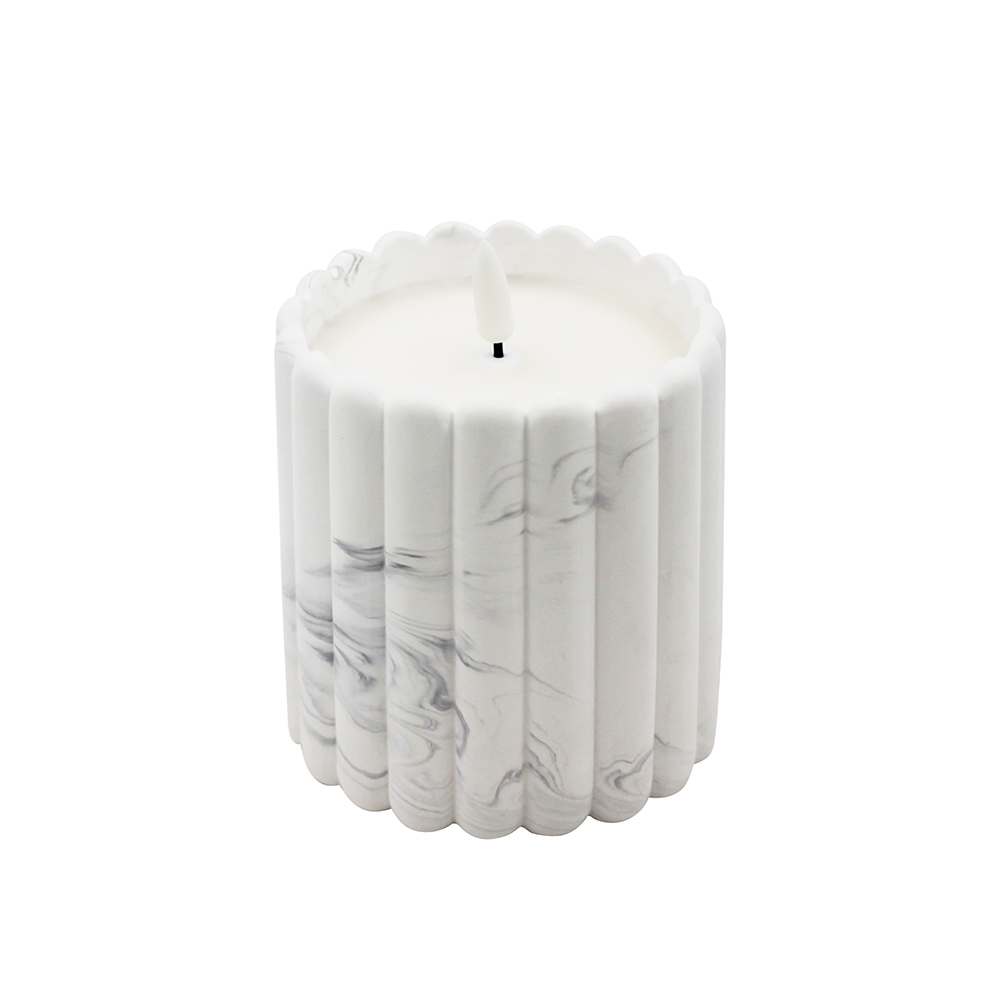 Soft Light Sensing Cement LED Candle