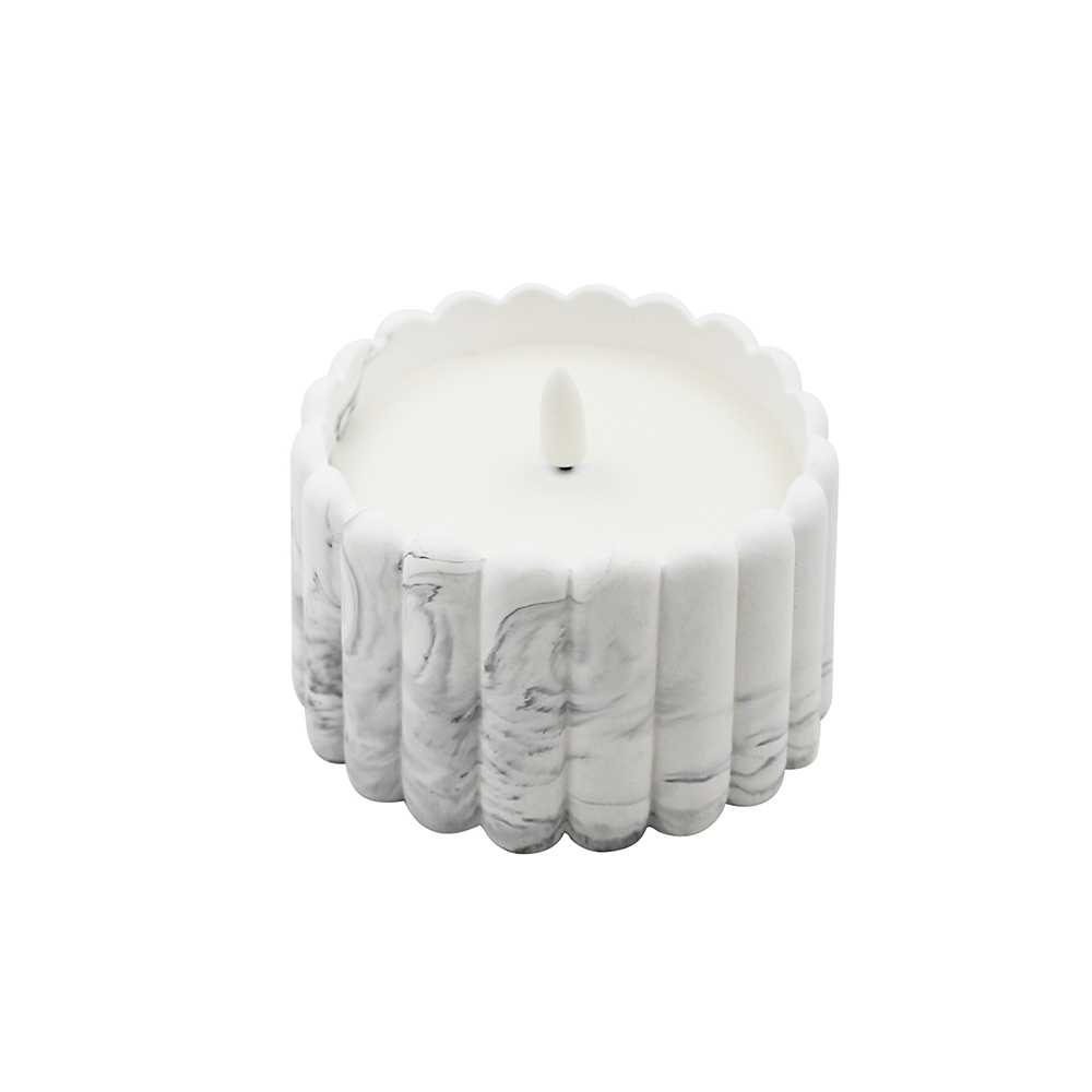 Soft Light Sensing Cement LED Candle