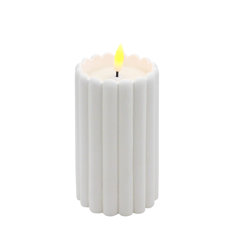 Soft Light Sensing Cement LED Candle